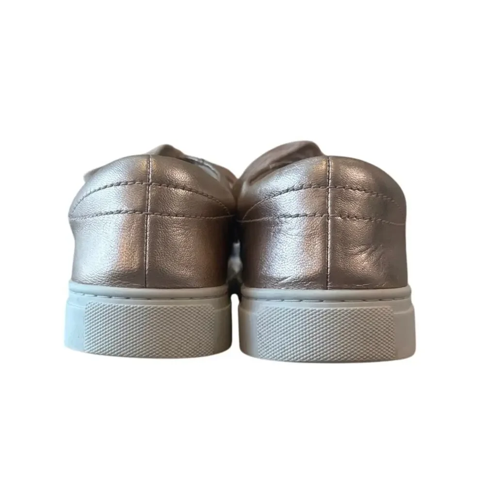Tory Burch Amalia Rose Gold Metallic Sneakers 8